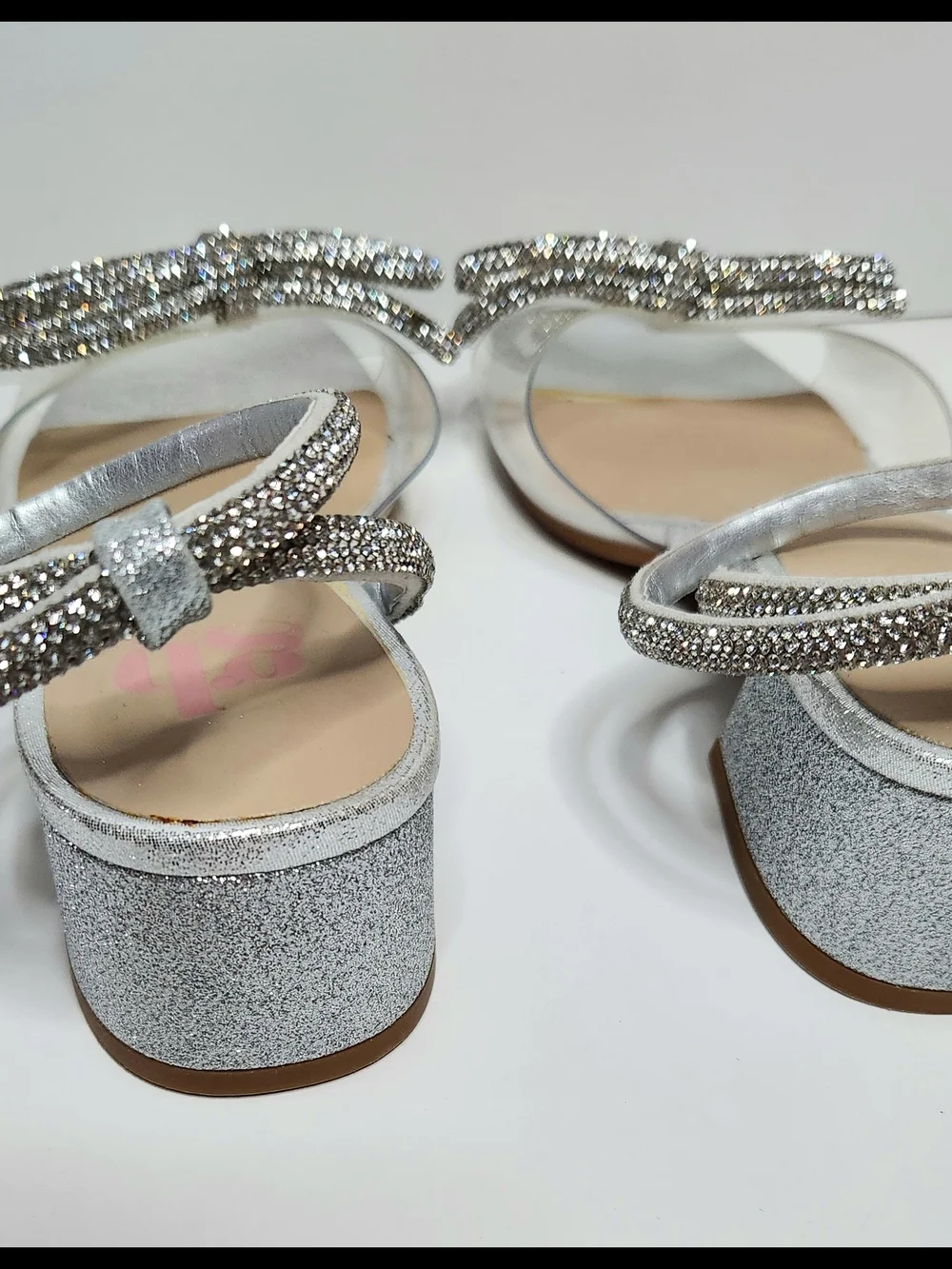 Girls Glitter Rhinestone Sandals